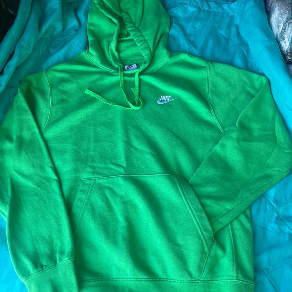 Nike hoodie/sweatshirt - green
